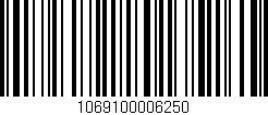 Código de barras (EAN, GTIN, SKU, ISBN): '1069100006250'