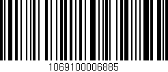 Código de barras (EAN, GTIN, SKU, ISBN): '1069100006885'