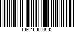 Código de barras (EAN, GTIN, SKU, ISBN): '1069100008933'