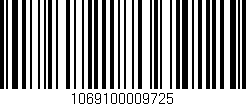 Código de barras (EAN, GTIN, SKU, ISBN): '1069100009725'