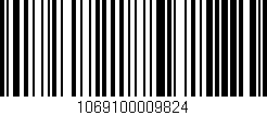 Código de barras (EAN, GTIN, SKU, ISBN): '1069100009824'