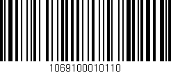 Código de barras (EAN, GTIN, SKU, ISBN): '1069100010110'