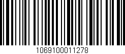 Código de barras (EAN, GTIN, SKU, ISBN): '1069100011278'