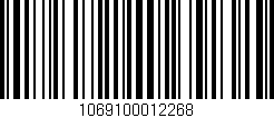 Código de barras (EAN, GTIN, SKU, ISBN): '1069100012268'