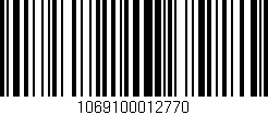 Código de barras (EAN, GTIN, SKU, ISBN): '1069100012770'