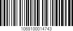 Código de barras (EAN, GTIN, SKU, ISBN): '1069100014743'