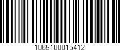 Código de barras (EAN, GTIN, SKU, ISBN): '1069100015412'