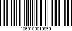 Código de barras (EAN, GTIN, SKU, ISBN): '1069100019953'