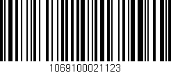 Código de barras (EAN, GTIN, SKU, ISBN): '1069100021123'
