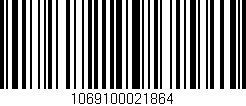 Código de barras (EAN, GTIN, SKU, ISBN): '1069100021864'