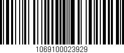 Código de barras (EAN, GTIN, SKU, ISBN): '1069100023929'