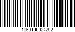 Código de barras (EAN, GTIN, SKU, ISBN): '1069100024292'