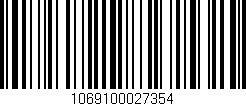 Código de barras (EAN, GTIN, SKU, ISBN): '1069100027354'