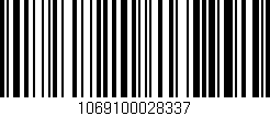 Código de barras (EAN, GTIN, SKU, ISBN): '1069100028337'