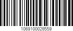 Código de barras (EAN, GTIN, SKU, ISBN): '1069100028559'