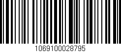 Código de barras (EAN, GTIN, SKU, ISBN): '1069100028795'