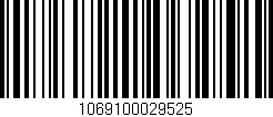 Código de barras (EAN, GTIN, SKU, ISBN): '1069100029525'