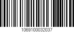 Código de barras (EAN, GTIN, SKU, ISBN): '1069100032037'