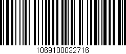 Código de barras (EAN, GTIN, SKU, ISBN): '1069100032716'