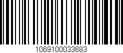 Código de barras (EAN, GTIN, SKU, ISBN): '1069100033683'