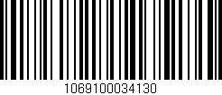 Código de barras (EAN, GTIN, SKU, ISBN): '1069100034130'