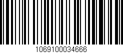 Código de barras (EAN, GTIN, SKU, ISBN): '1069100034666'