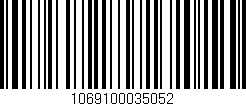 Código de barras (EAN, GTIN, SKU, ISBN): '1069100035052'