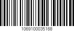 Código de barras (EAN, GTIN, SKU, ISBN): '1069100035168'