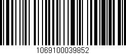 Código de barras (EAN, GTIN, SKU, ISBN): '1069100039852'