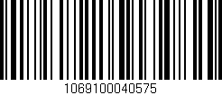 Código de barras (EAN, GTIN, SKU, ISBN): '1069100040575'