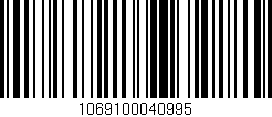 Código de barras (EAN, GTIN, SKU, ISBN): '1069100040995'