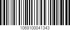 Código de barras (EAN, GTIN, SKU, ISBN): '1069100041343'
