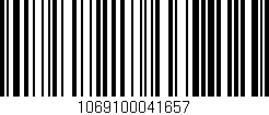 Código de barras (EAN, GTIN, SKU, ISBN): '1069100041657'