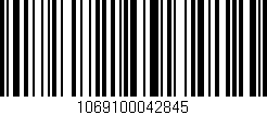 Código de barras (EAN, GTIN, SKU, ISBN): '1069100042845'