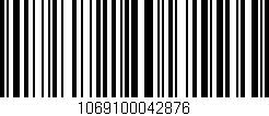 Código de barras (EAN, GTIN, SKU, ISBN): '1069100042876'