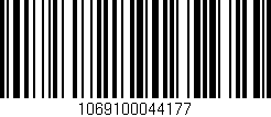 Código de barras (EAN, GTIN, SKU, ISBN): '1069100044177'
