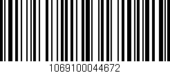 Código de barras (EAN, GTIN, SKU, ISBN): '1069100044672'