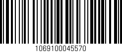 Código de barras (EAN, GTIN, SKU, ISBN): '1069100045570'