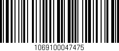 Código de barras (EAN, GTIN, SKU, ISBN): '1069100047475'