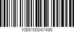 Código de barras (EAN, GTIN, SKU, ISBN): '1069100047499'