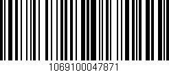 Código de barras (EAN, GTIN, SKU, ISBN): '1069100047871'