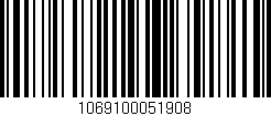 Código de barras (EAN, GTIN, SKU, ISBN): '1069100051908'