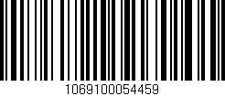 Código de barras (EAN, GTIN, SKU, ISBN): '1069100054459'