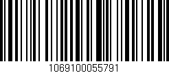Código de barras (EAN, GTIN, SKU, ISBN): '1069100055791'