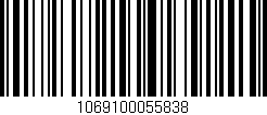 Código de barras (EAN, GTIN, SKU, ISBN): '1069100055838'