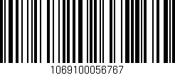 Código de barras (EAN, GTIN, SKU, ISBN): '1069100056767'