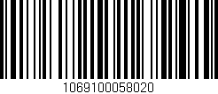 Código de barras (EAN, GTIN, SKU, ISBN): '1069100058020'