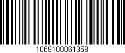 Código de barras (EAN, GTIN, SKU, ISBN): '1069100061358'