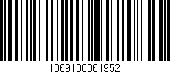Código de barras (EAN, GTIN, SKU, ISBN): '1069100061952'
