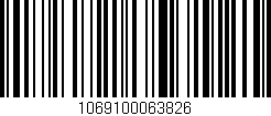 Código de barras (EAN, GTIN, SKU, ISBN): '1069100063826'